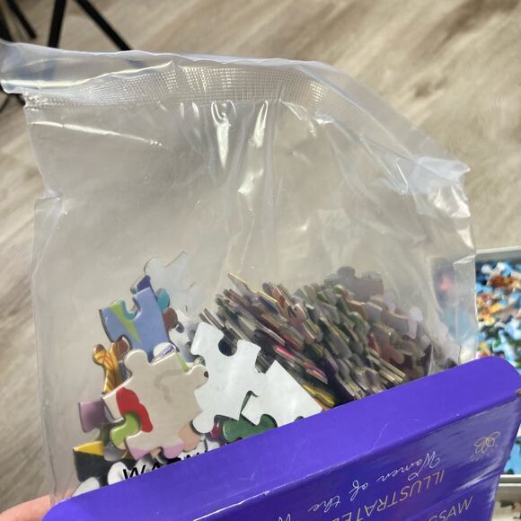 Puzzles Lot of 3 500-1000 Piece Jigsaw Puzzle Cinque Terre Italy Landscape - Picture 7 of 9